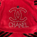 Велюровий костюм "CHANEL" з лампасами (червоний)