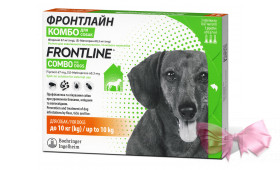 Краплі на холку для собак Merial «Frontline Combo» (Фронтлайн Комбо) від 2 до 10 кг