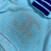 Велюровий костюм "CHANEL" з лампасами (голубий)