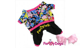 Водонепроникний дощовик для собак ForMyDogs для дівчаток