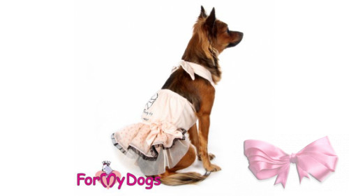 Сарафан для собак ForMyDogs розовый