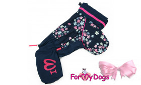 Дождевик For My Dogs для собак девочек мелких, средних и крупных пород 