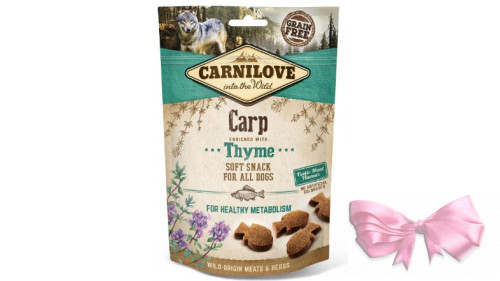Ласощі для собак Carnilove Carp with Thyme 200 г (риба)