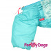 Теплий комбінезон для собак ForMyDogs блакитний металік для хлопчиків