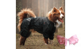 Дощовик  для собак  крупных и средних пород Hunter Black (без підкладки)