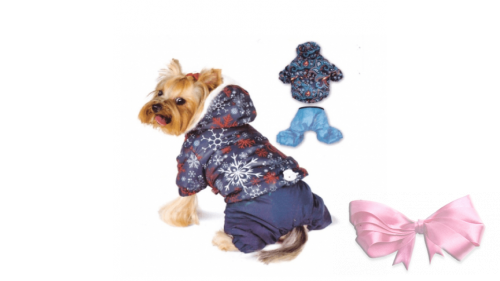 Pet Fashion МАКС утеплений костюм для собак з обробкою з натурального хутра
