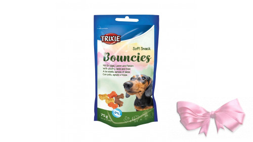 Ласощі для собак Trixie «Bouncies» 75 г (ягня)