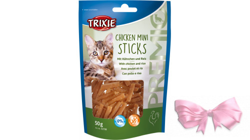 Ласощі для котів Trixie PREMIO Mini Sticks 50 г (курка)
