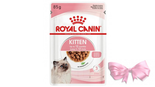 Royal Canin Kitten Instinctive Pouches - вологий корм для кошенят в желе, а також кішкам у період вагітності / паучі - petplus